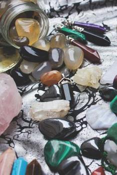 Paperback Crystals & Gemstones Cannabis Journal: For Hippies, Bohemians, & Free Spirits Book