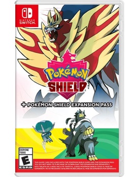 Game - Nintendo Switch Pokemon Shield + Pokemon Shield Expansion Pass Book