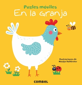 Board book En la Granja = Push Puzzles: On the Farm [Spanish] Book