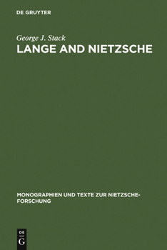Hardcover Lange and Nietzsche Book