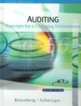 Hardcover Auditing: Concepts for a Changing Environment Book