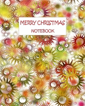 Paperback Merry christmas Notebook: Merry christmas Notebook Holiday Daily Journal - Cute gift for Kids or Women-Christmas Ruled Journal 100 page 8x10 in Book