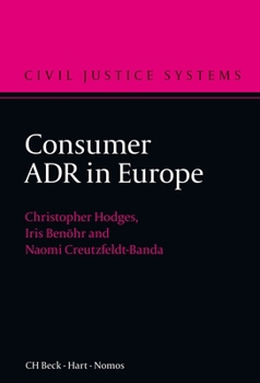 Hardcover Consumer Adr in Europe Book