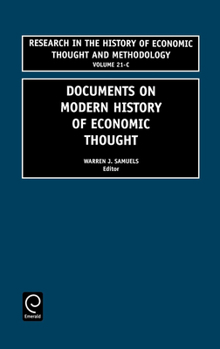 Hardcover Documents on Modern History of Economic Thought Book