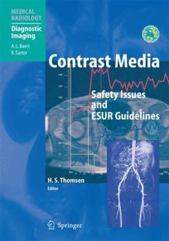 Hardcover Contrast Media: Safety Issues and Esur Guidelines Book