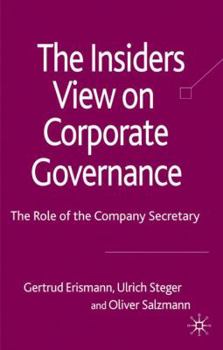 Corporate Governance: The Role of the Company Secretary