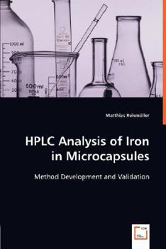 Paperback HPLC Analysis of Iron in Microcapsules Book