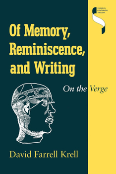 Paperback Of Memory, Reminiscence, and Writing: On the Verge Book