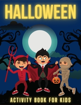 Paperback Halloween Avtivity Book for Kids Book