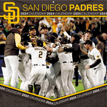 Calendar San Diego Padres 2024 12x12 Team Wall Calendar Book