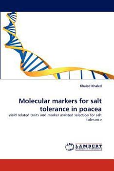 Paperback Molecular Markers for Salt Tolerance in Poacea Book