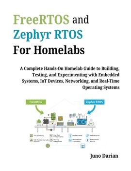 Paperback FreeRTOS & Zephyr RTOS For Homelabs: A Complete Hands-On Homelab Guide to Building, Testing, & Experimenting with Embedded Systems, Iot devices, Netwo Book