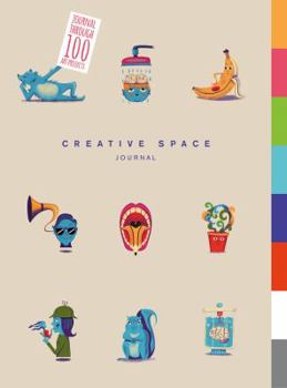 Paperback Creative Space Journal: Journal Through 100 Art Projects Book