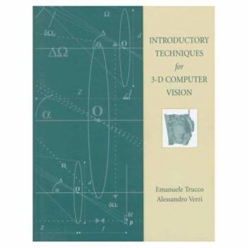 Paperback Introductory Techniques for 3-D Computer Vision Book