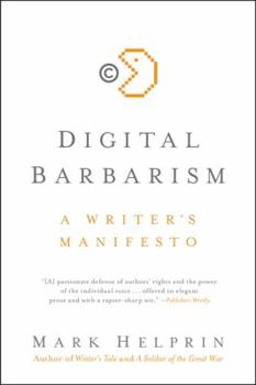 Paperback Digital Barbarism: A Writer's Manifesto Book
