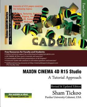 Paperback MAXON CINEMA 4D R15 Studio: A Tutorial Approach Book