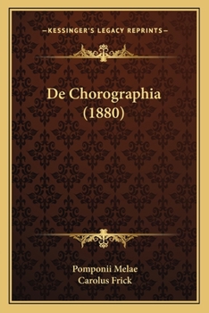 Paperback De Chorographia (1880) [Latin] Book