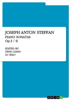 Paperback Joseph Anton Steffan. Piano Sonatas Op.3 / II Book