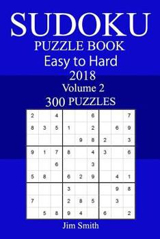 Paperback 300 Easy to Hard Sudoku Puzzle Book 2018 Book