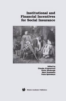 Paperback Institutional and Financial Incentives for Social Insurance Book