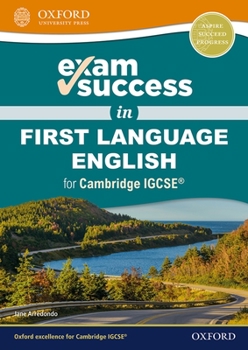 Paperback Exam Success in First Language English for Cambridge Igcserg Book