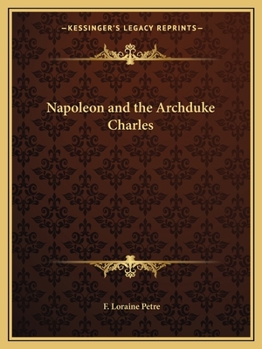 Paperback Napoleon and the Archduke Charles Book