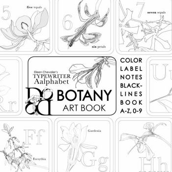 Paperback Eileen Chevalier's Typewriter Aalphabet BOTANY ART BOOK