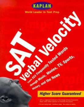 Paperback Kaplan SAT Verbal Velocity Book
