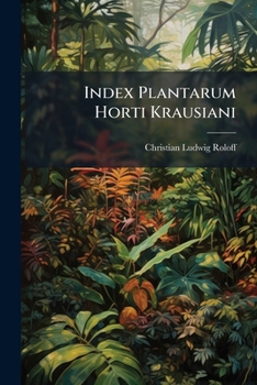 Paperback Index Plantarum Horti Krausiani... Book