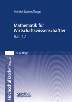 Paperback Mathematik Für Wirtschaftswissenschaftler II [German] Book