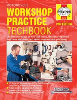 Hardcover Motorcycle Workshop Practice Manual (Haynes Manuals) Book