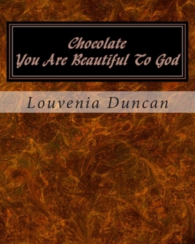 Paperback Chocolate "You Are Beautiful To God" Book