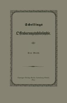Paperback Schellings Offenbarungsphilosophie [German] Book