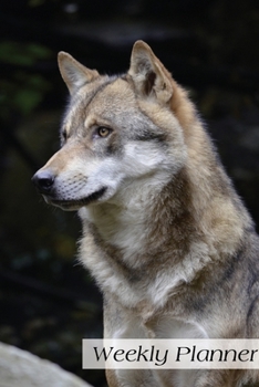 Weekly Planner: Wolf Daily Planner for 52 weeks - Schedule Organizer Agenda - 6x9