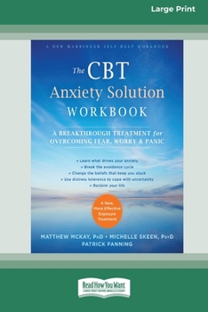 Paperback The CBT Anxiety Solution Workbook Book