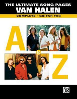 Paperback The Ultimate Song Pages Van Halen -- A to Z: Compete Book