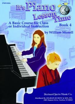 Paperback It's Piano Lesson Time - Book 4 Book