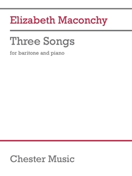 Paperback Three Songs for Baritone and Piano Book