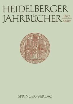 Paperback Heidelberger Jahrbücher [German] Book