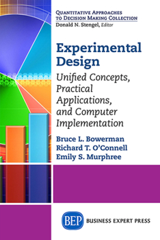 Paperback Experimental Design: Unified Concepts, Practical Applications, and Computer Implementation Book