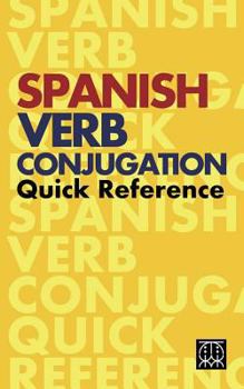 Paperback Spanish Verb Conjugation Quick Reference Book