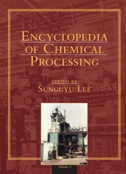 Hardcover Encyclopedia of Chemical Processing - Volume 3 of 5 (Print) Book