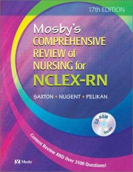 Paperback Mosby's Comprehensive Review of Nursing for NCLEX-RN (Book with CD-ROM for Windows & Macintosh) Book