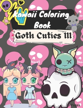 Paperback Kawaii Coloring Book: Goth Cuties III Book