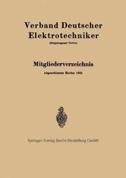 Paperback Mitgliederverzeichnis [German] Book