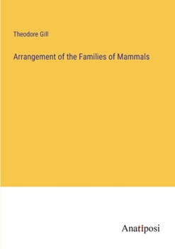 Paperback Arrangement of the Families of Mammals Book