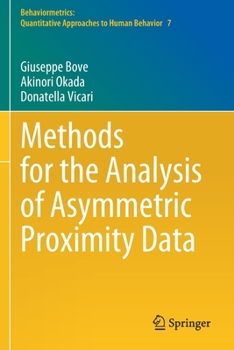 Paperback Methods for the Analysis of Asymmetric Proximity Data Book