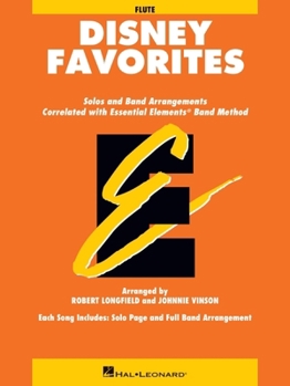 Paperback Essential Elements Disney Favorites - Flute Book