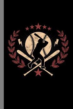 Paperback Baseball Player: Pitcher Bat Gift For Players And Coach (6x9) Dot Grid Notebook To Write In Book