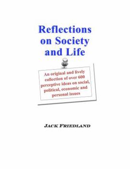Paperback Reflections on Society and Life Book